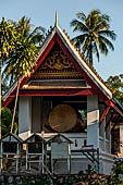 Luang Prabang, Laos. Wat Aham, the drum tower. 